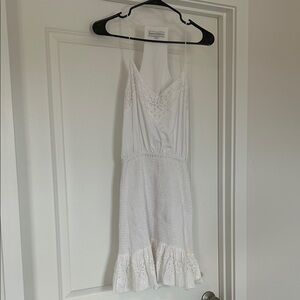 Karina Grimaldi White Lace Mini Dress